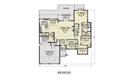 Craftsman Style House Plan - 3 Beds 2 Baths 2334 Sq/Ft Plan #1070-114 