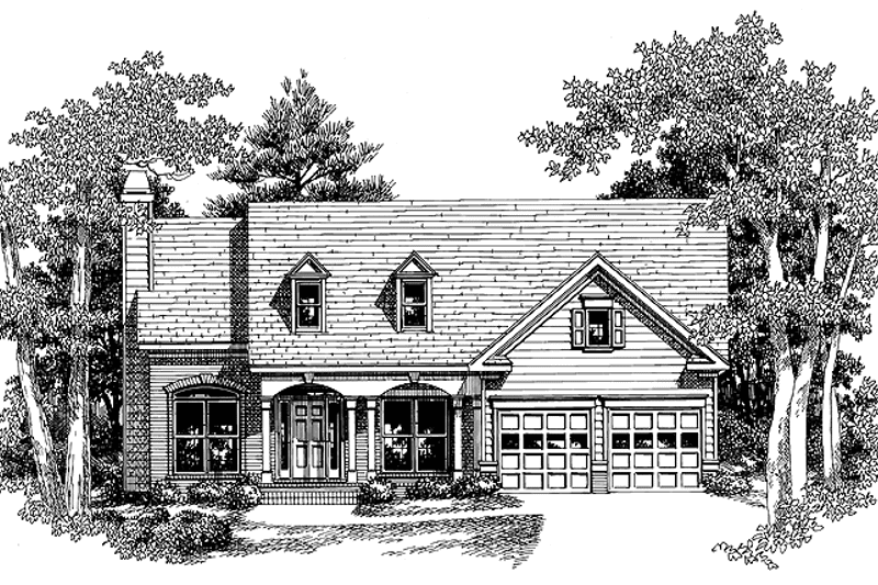 Home Plan - Exterior - Front Elevation 3 for Country House Plan #927-50 - 3 bed, 2 bath