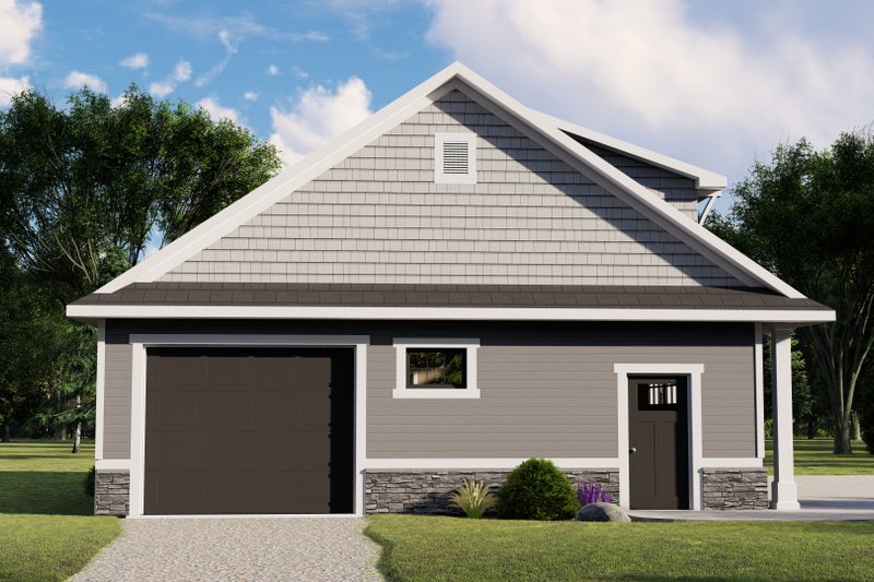 Home Plan - Exterior - Other Elevation 1 for Craftsman House Plan #1064-20, 0 bath