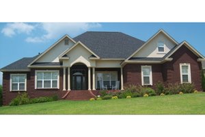 House Blueprint - Traditional Exterior - Front Elevation Plan #63-197