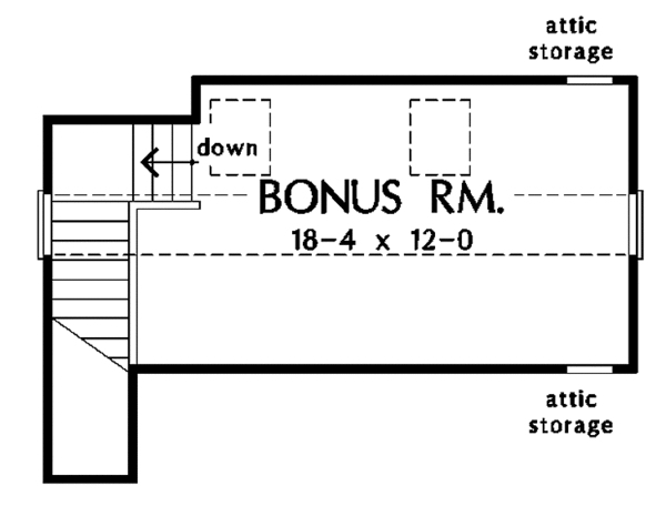 House Plan Design - Optional Bonus Level