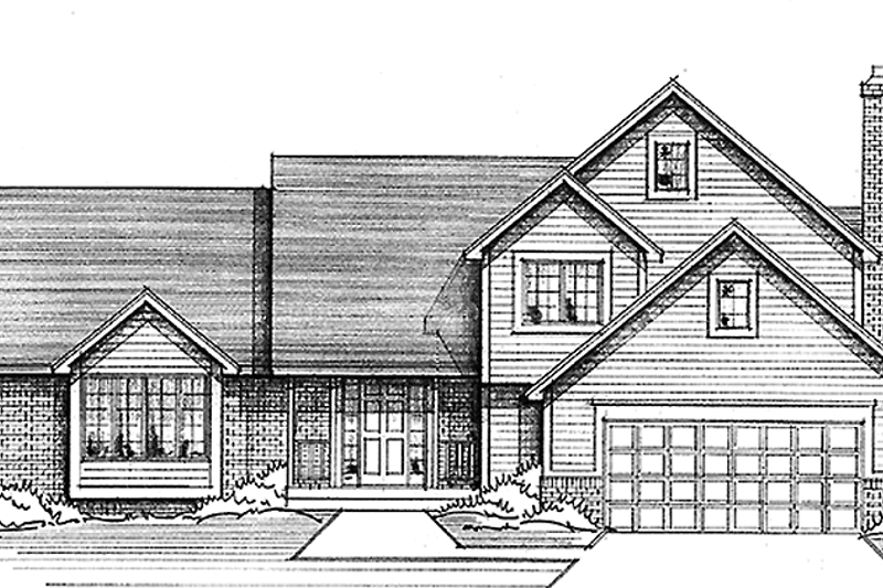 Dream House Plan - Traditional Exterior - Front Elevation Plan #51-829