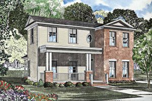 Country Exterior - Front Elevation Plan #17-3005
