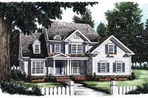 House Plan Design - Exterior - Front Elevation for Country House Plan #927-626 - 3 bed, 2.5 bath