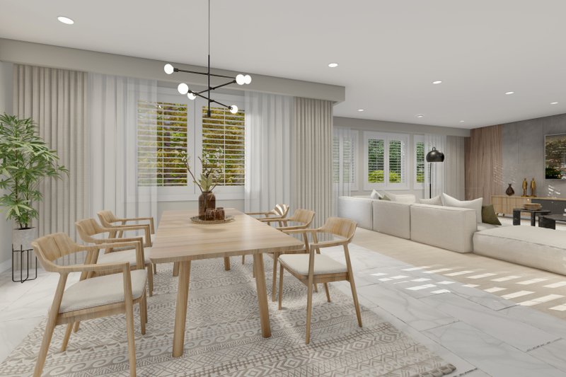 Dream House Plan - Interior - Dining Room for Ranch House Plan #1060-26 - 5 bed, 3.5 bath