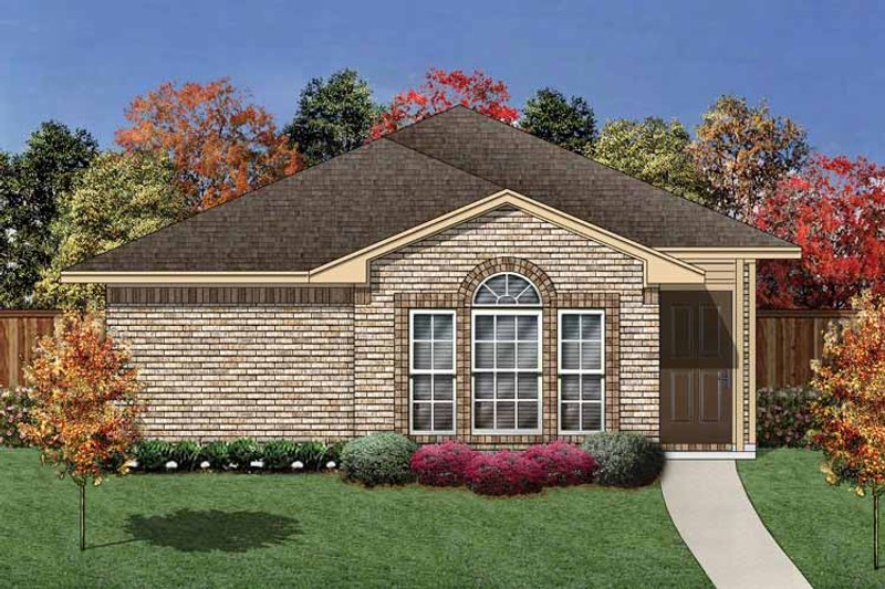 Architectural House Design - Ranch Exterior - Front Elevation Plan #84-658