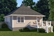 Cottage Style House Plan - 3 Beds 2 Baths 1152 Sq/Ft Plan #79-136 Exterior 