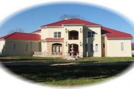 Exterior - Front Elevation for European House Plan #81-1356 - 4 bed, 3.5 bath