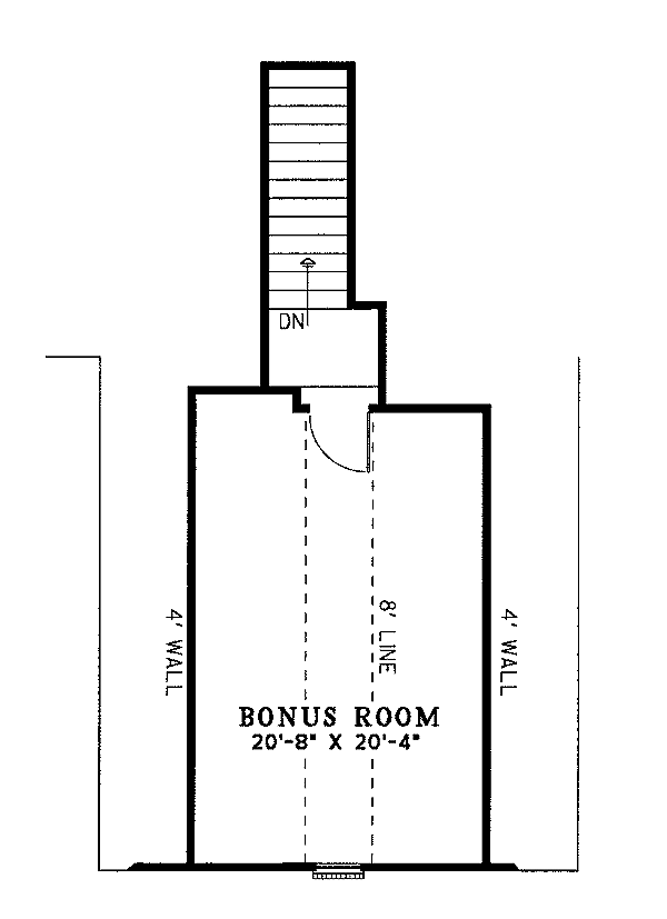 European Floor Plan - Upper Floor Plan #17-1125