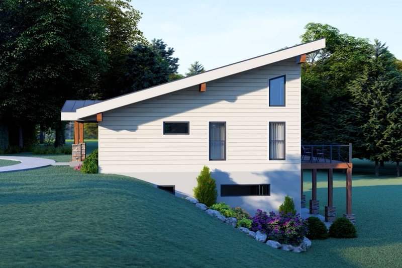House Plan Design - Photo 1 for Modern House Plan #932-739 - 2 bed, 2.5 bath