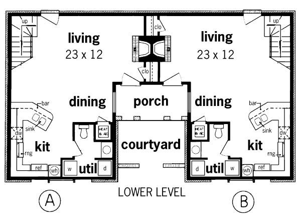 Traditional Floor Plan - Main Floor Plan #45-296