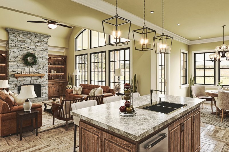 Architectural House Design - Interior - Other 1 for Craftsman House Plan #54-435 - 3 bed, 2.5 bath