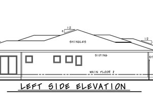 Exterior - Other Elevation for Contemporary House Plan #20-2439 - 3 bed, 2.5 bath