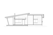 Modern Style House Plan - 1 Beds 1 Baths 684 Sq/Ft Plan #895-143 