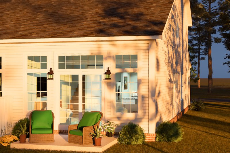 Home Plan - Exterior - Other Elevation 4 for Traditional House Plan #513-2442 - 3 bed, 3 bath