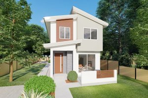 Exterior - Other Elevation for Contemporary House Plan #126-274 - 3 bed, 2.5 bath