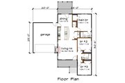 Traditional Style House Plan - 3 Beds 2 Baths 1214 Sq/Ft Plan #79-165 