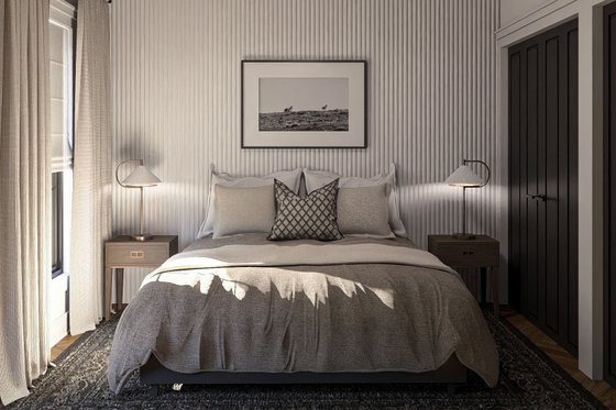 Interior - Bedroom for Modern House Plan #455-427 - 1 bed, 1 bath