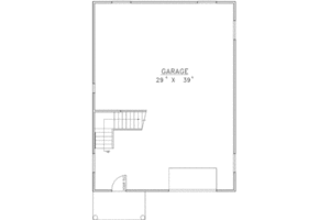 Floor Plan - Main Floor for Traditional House Plan #117-257, 0 bath