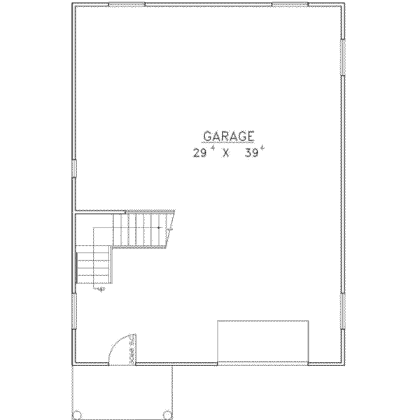 Architectural House Design - Traditional Floor Plan - Main Floor Plan #117-257