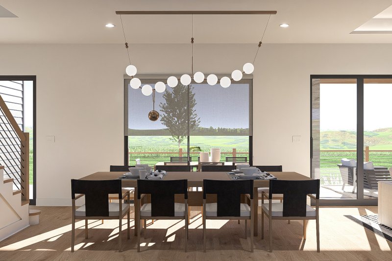 House Plan Design - Interior - Dining Room for Modern House Plan #455-351 - 4 bed, 3.5 bath