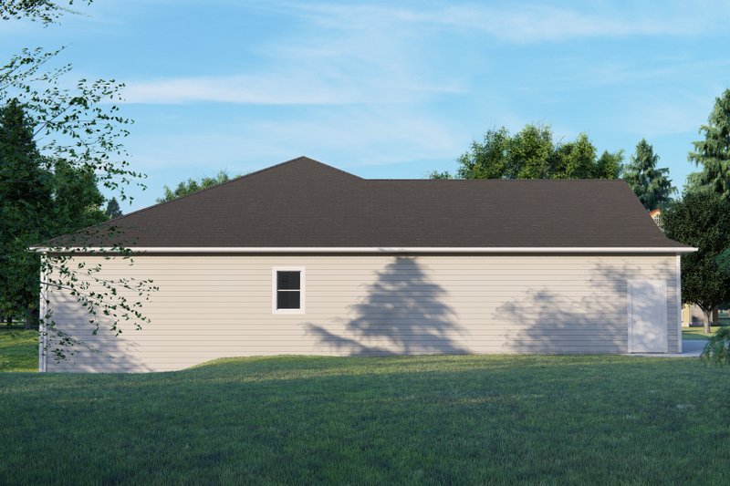 House Plan Design - Exterior - Other Elevation 1 for Ranch House Plan #1064-172 - 4 bed, 3.5 bath