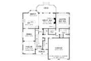 Traditional Style House Plan - 4 Beds 3.5 Baths 2678 Sq/Ft Plan #929-612 