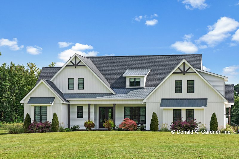 House Plan Design - Exterior - Front Elevation 3 for Farmhouse House Plan #929-1086 - 3 bed, 2.5 bath
