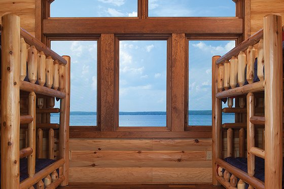 Interior - Bedroom for Log House Plan #928-263 - 5 bed, 4.5 bath