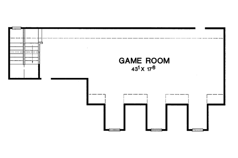 Home Plan - Floor Plan - Upper Floor for Country House Plan #472-329 - 4 bed, 3 bath