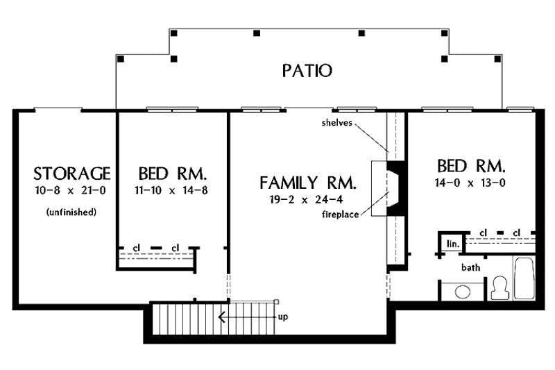 Home Plan - Floor Plan - Upper Floor for Country House Plan #929-563 - 4 bed, 3 bath