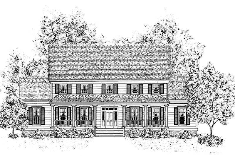 Dream House Plan - Classical Exterior - Front Elevation Plan #1014-50