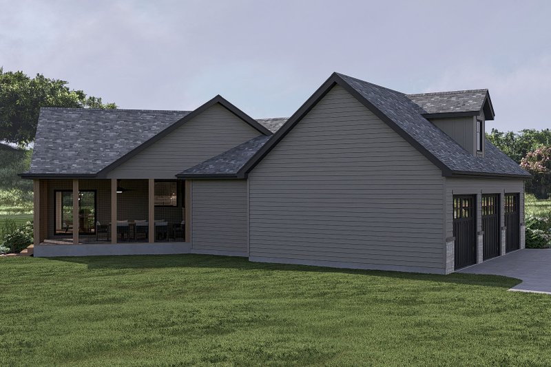 Dream House Plan - Exterior - Other Elevation 1 for Craftsman House Plan #455-212 - 2 bed, 2.5 bath