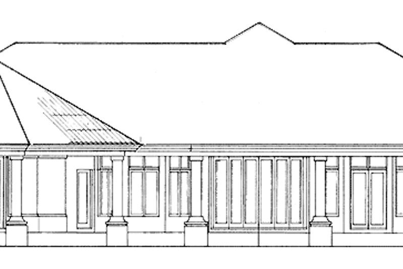Dream House Plan - Exterior - Rear Elevation 1 for Mediterranean House Plan #930-188 - 3 bed, 3.5 bath