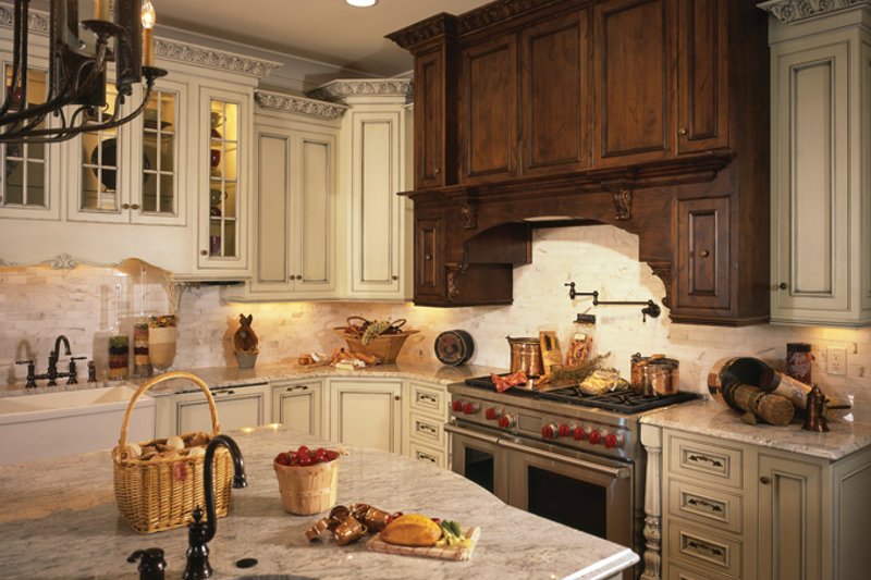 House Plan Design - Interior - Kitchen 1 for European House Plan #453-609 - 7 bed, 7.5 bath
