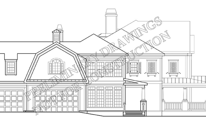 Dream House Plan - Exterior - Other Elevation 1 for Classical House Plan #927-845 - 5 bed, 4.5 bath
