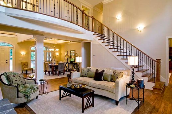Interior - Family Room 1 for European House Plan #929-870 - 5 bed, 4 bath
