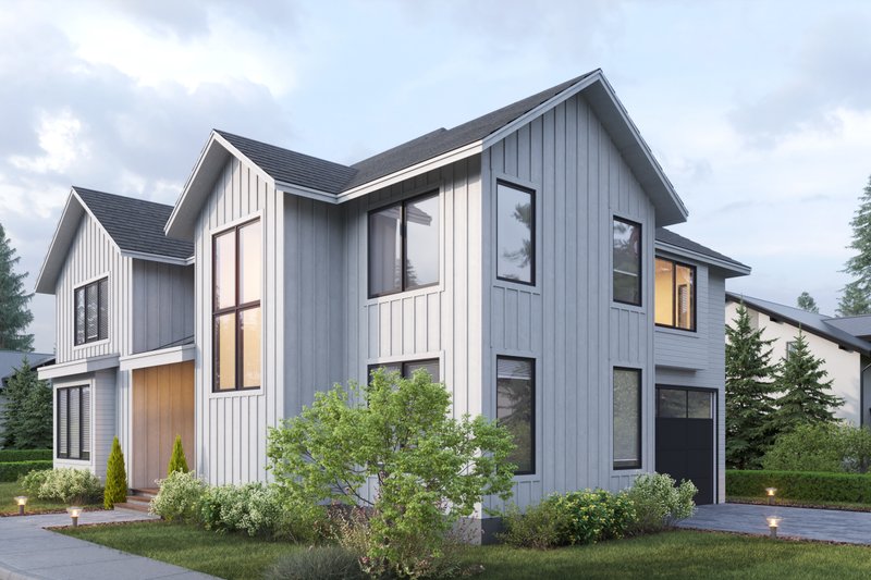 House Blueprint - Exterior - Other Elevation 1 for Traditional House Plan #1066-201 - 5 bed, 4 bath