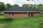 Ranch Style House Plan - 3 Beds 2 Baths 1200 Sq/Ft Plan #1061-20 