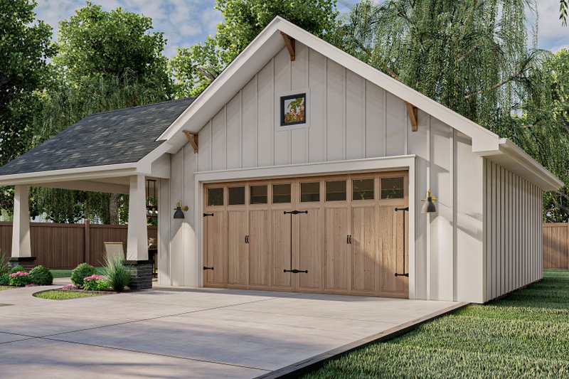 House Plan Design - Exterior - Other Elevation 1 for Traditional House Plan #455-37, 0 bath