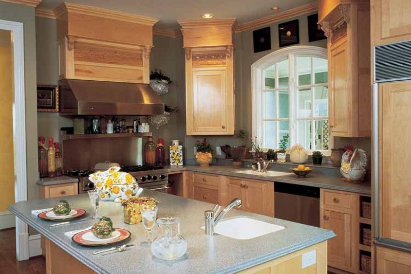 Home Plan - Interior - Kitchen for Classical House Plan #429-145 - 4 bed, 3 bath