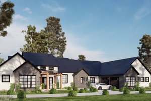 Exterior - Front Elevation 3 for Farmhouse House Plan #1110-20 - 5 bed, 4.5 bath