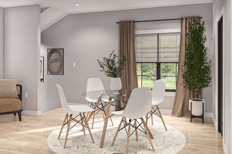 Architectural House Design - Interior - Dining Room for Barndominium House Plan #455-501 - 1 bed, 1 bath