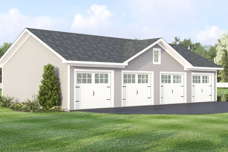 Home Plan - Exterior - Other Elevation for Country House Plan #1064-76, 0 bath