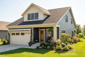 House Plan Design - Exterior - Front Elevation for Craftsman House Plan #51-1553 - 5 bed, 4 bath