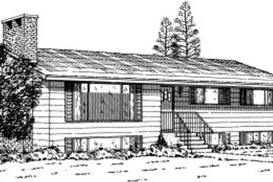 Exterior - Front Elevation for Cottage House Plan #47-629 - 3 bed, 1.5 bath