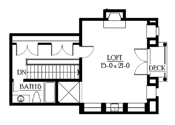 Architectural House Design - Craftsman Floor Plan - Other Floor Plan #132-523