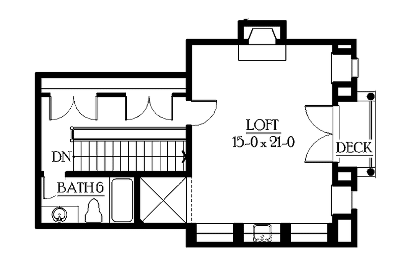 Dream House Plan - Floor Plan - Other Floor for Craftsman House Plan #132-523 - 4 bed, 5 bath