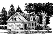 Classical Style House Plan - 2 Beds 2 Baths 1546 Sq/Ft Plan #927-172 