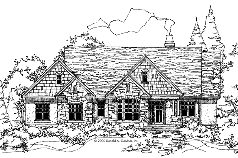 Home Plan - Exterior - Front Elevation 3 for Craftsman House Plan #929-562 - 3 bed, 2.5 bath